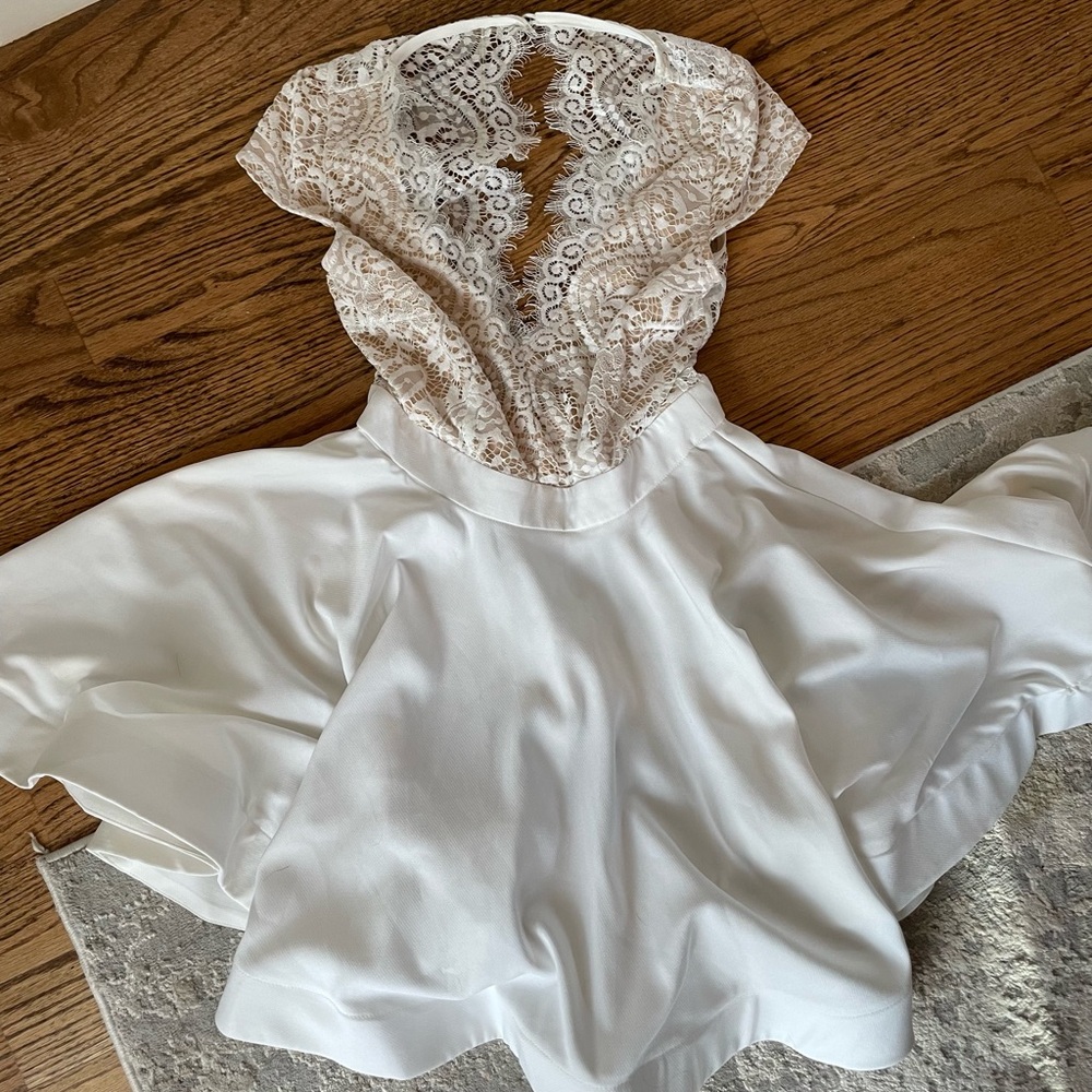 Open Lace Twirly Dress - size medium